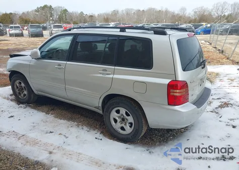 2003 Toyota Highlander V6 из США, поврежденный, VIN JTEGF21A730083524
